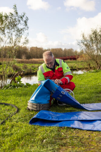 Mobiele overstromingssystemen waterpomp