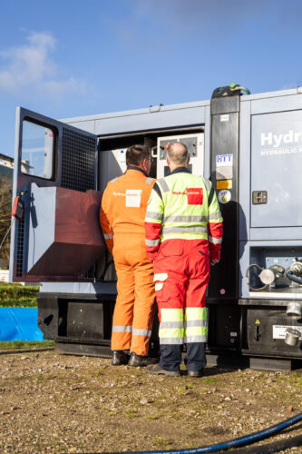 Mobiele overstromingssystemen waterpomp